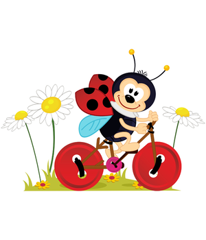 Вінілова Наклейка Ladybug