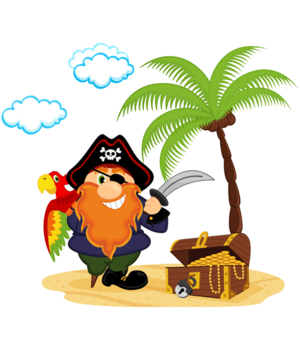 Вінілова Наклейка Pirate