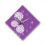Дизайнерські годинники настінні Glozis Violet