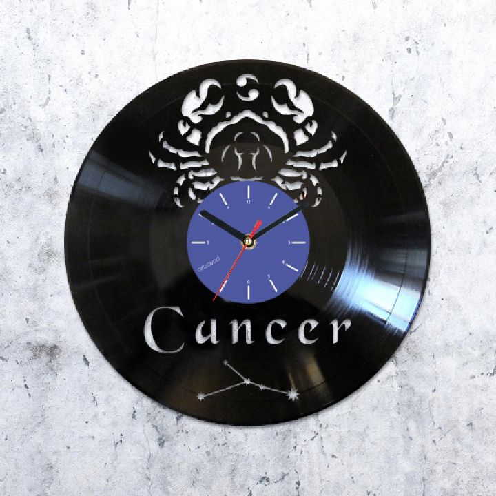 Вініловий годинник Рак