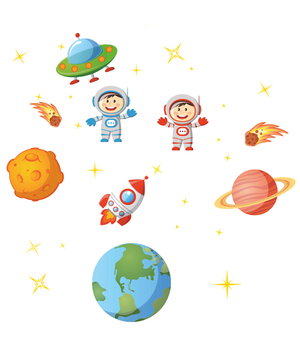 Вінілова Наклейка Space