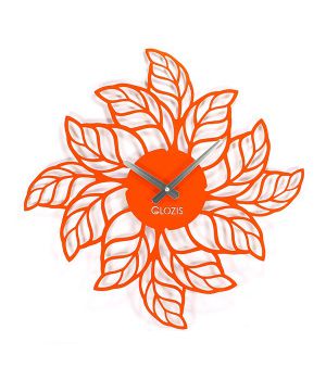 Настенные дизайнерские часы Glozis Leaves