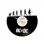 Вініловий годинник "AC/DC evolution"