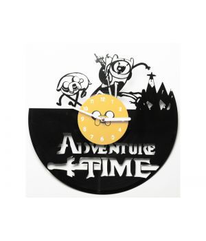 Виниловые часы "Adventure time"