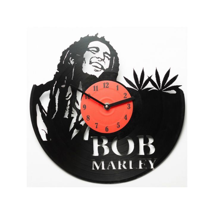 Вініловий годинник "Bob Marley"
