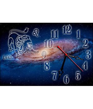Часы настенные зодиак Лев