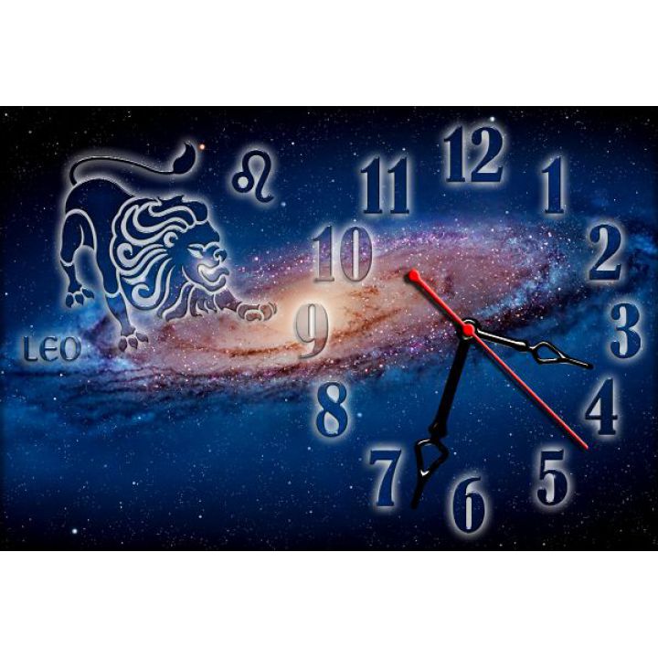Часы настенные зодиак Лев