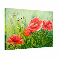 Часы картина на кухню необычные dkr354304, 53х72 см