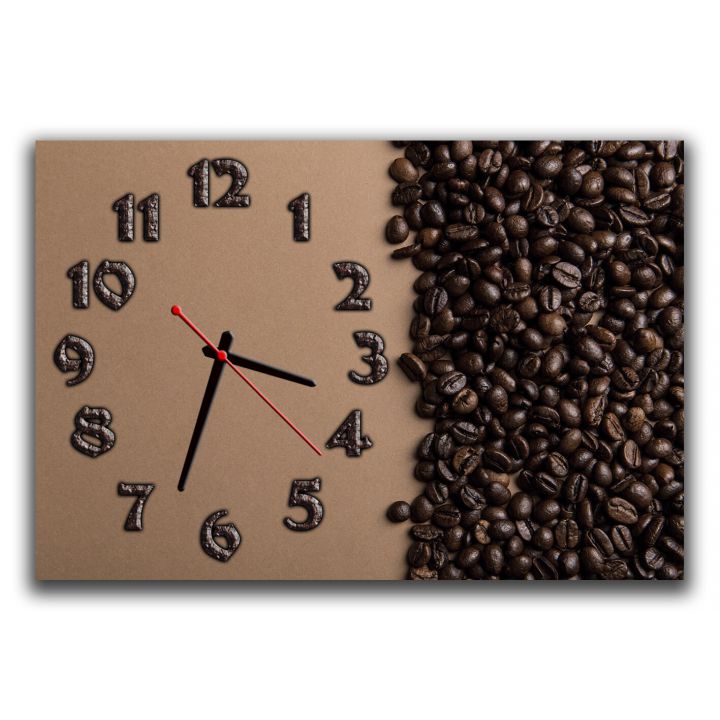Настенные часы для кухни Кофейная соната, 30х45 см