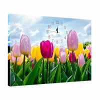 Часы картина настенные декоративные в спальню dkr354255, 53х72 см