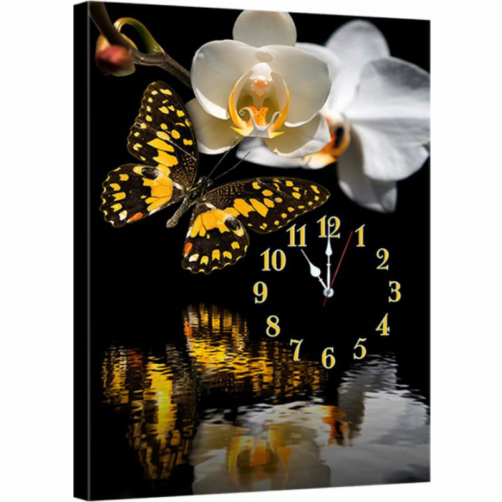 Часы картина настенные декоративные в спальню dkr354335, 53х72 см