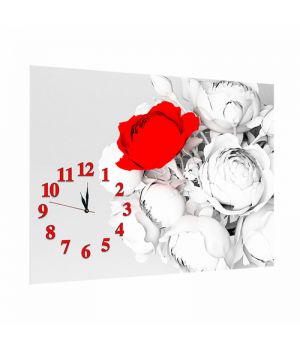 Часы картина настенные декоративные в спальню dkr354358, 53х72 см