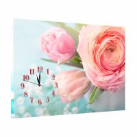 Часы картина настенные декоративные в спальню dkr354249, 53х72 см