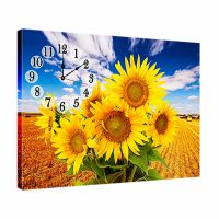 Український годинник картина на кухню dkr354289, 53х72 см