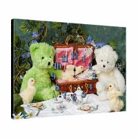 Годинник картина декоративний оригінальний в спальню dkr354299, 53х72 см