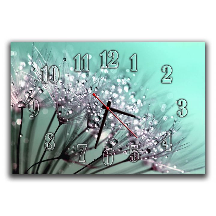 Годинник настінний для кухні Свіжість роси, 30х45 см