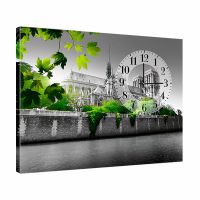 Красивий годинник картина настінний оригінальний в зал, вітальню dkr354240, 53х72 см