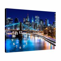 Красивий годинник картина настінний оригінальний в зал, вітальню dkr354570, 53х72 см