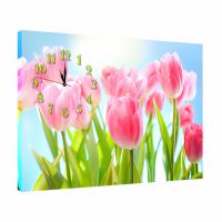 Годинник картина декоративний оригінальний в спальню dkr354321, 53х72 см