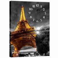 Красивий годинник картина настінний оригінальний в зал, вітальню dkr354232, 53х72 см