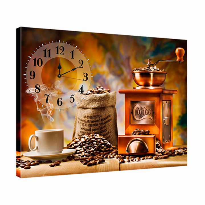 Український годинник картина на кухню dkr354523, 53х72 см