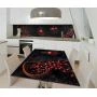 Наклейка на стол 65х120 см, Вишневая россыпь