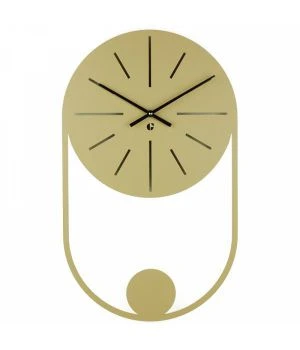 Настінний годинник Glozis Balance Beige