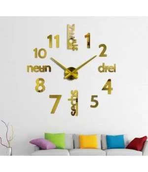 60-130 см,Drei Gold 3д годинник декоративний красивий