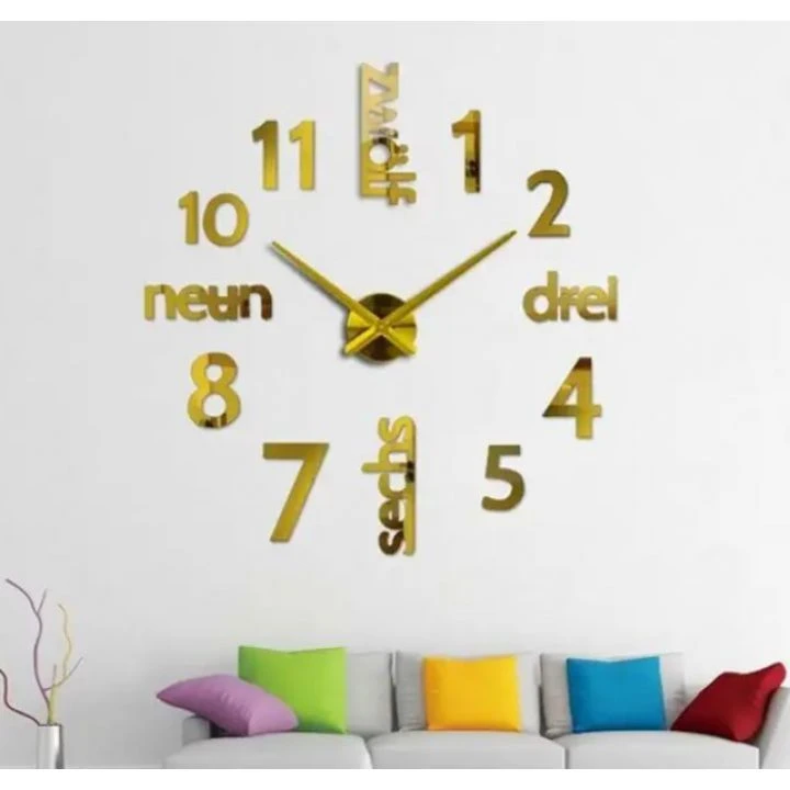 60-130 см,Drei Gold 3д часы оригинальные декоративные