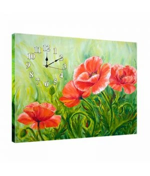 Часы картина на кухню необычные dkr354304, 53х72 см