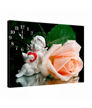 Годинник картина декоративний оригінальний в спальню dkr354368, 53х72 см