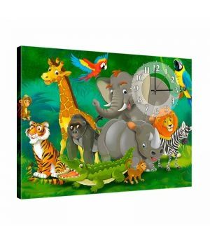 Годинник картина декоративний оригінальний в спальню dkr354269, 53х72 см