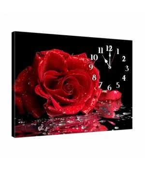 Годинник картина декоративний оригінальний в спальню dkr354329, 53х72 см