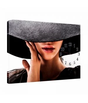 Красивий годинник картина настінний оригінальний в зал, вітальню dkr354499, 53х72 см
