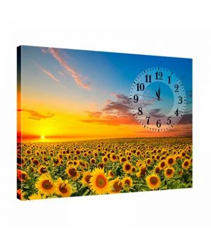 Український годинник картина на кухню dkr354290, 53х72 см