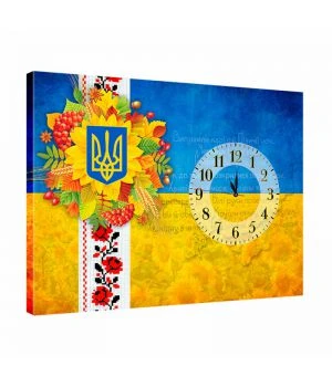 Годинник картина декоративний оригінальний в спальню dkr354572, 53х72 см