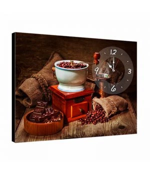 Український годинник картина на кухню dkr354533, 53х72 см