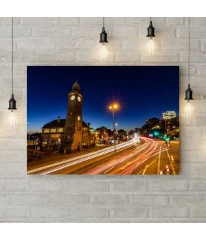 Картина на холсте Night Time Lapse, 50х35 см