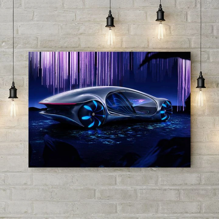 Картина на холсте Future car side, 50х35 см
