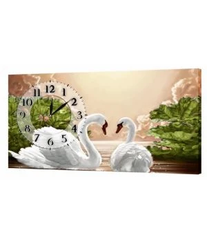 Годинник кімнатний для дому з малюнком ads34384, 30х53 см