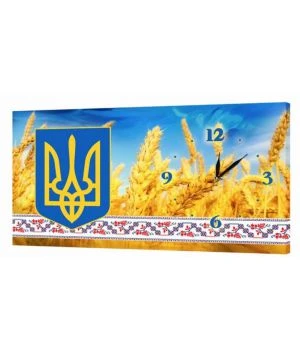 Необычные настенные часы для дома украинского производства ads34367, 30х53 см