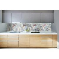 Наклейка Кухонний фартух 65х250 см Орнамент 03
