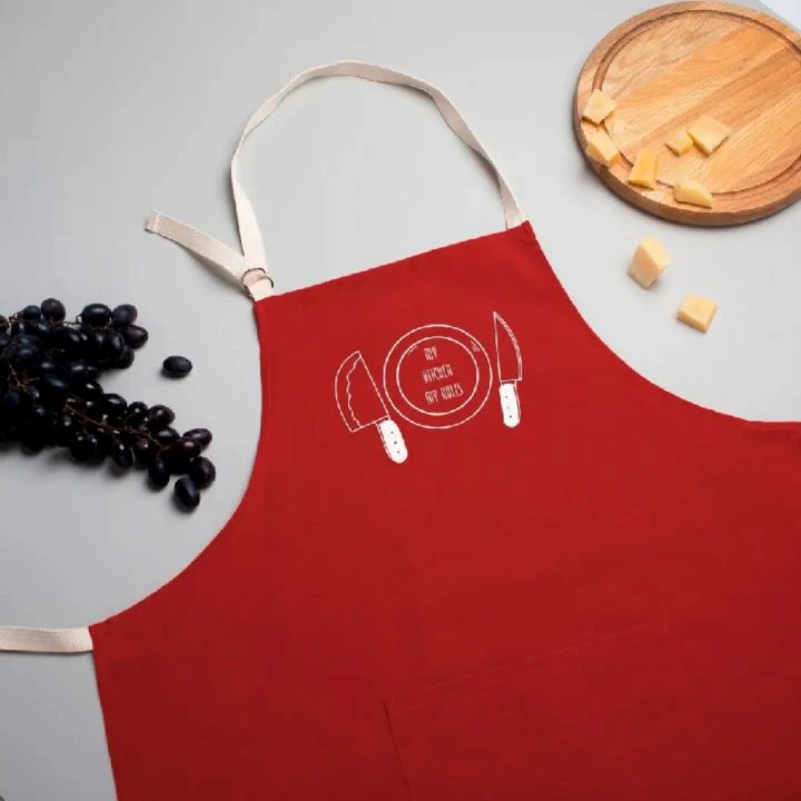 Фартух My kitchen - my rules, Червоний
