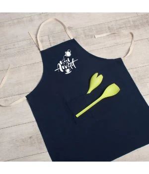 Фартух Bon Appetit, Синій, French