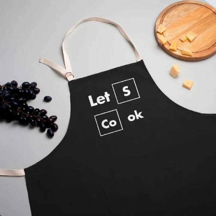 Фартух LET'S COOK, Чорний