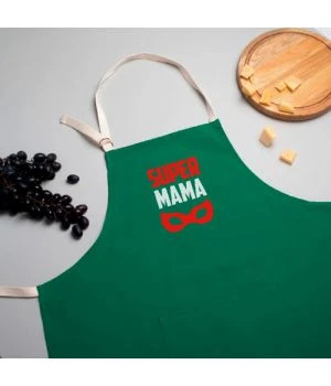 Фартух SUPER MAMA, Малахіт
