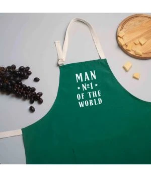 Фартух Man №1 of the world, Малахіт, англійська