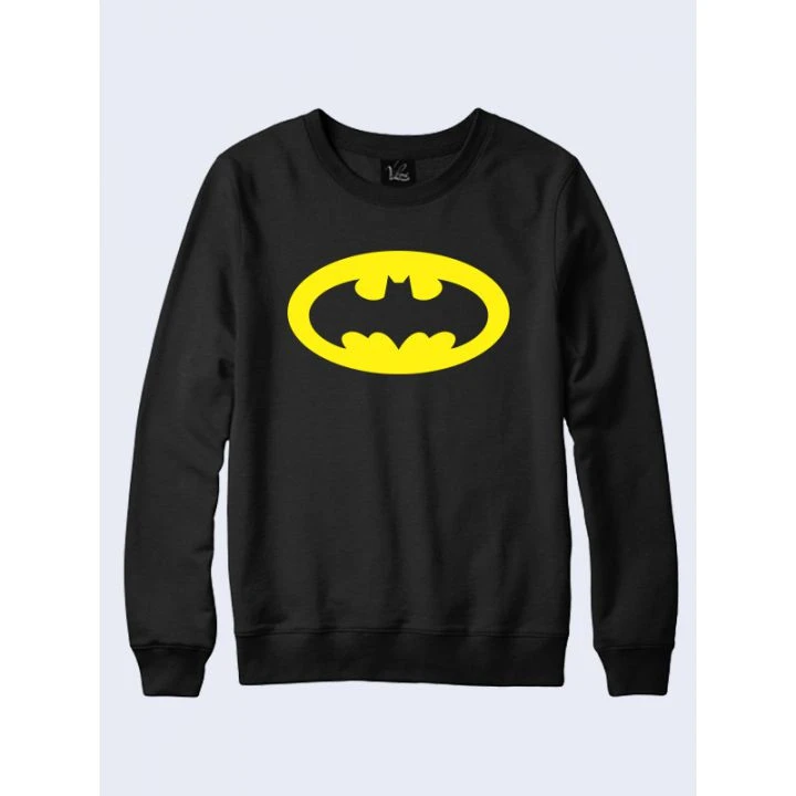 3D Чоловічий світшот Batman emblem black