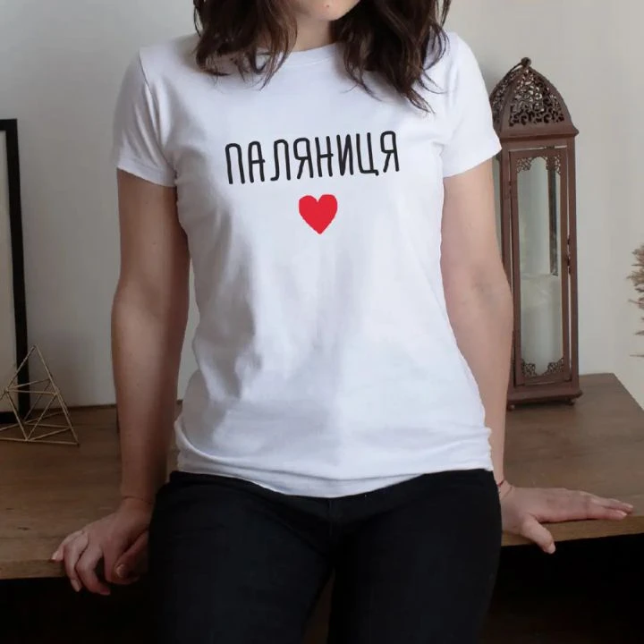 Жіноча футболка Паляниця білий