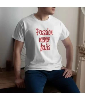 Футболка чоловіча Passion Never Fails